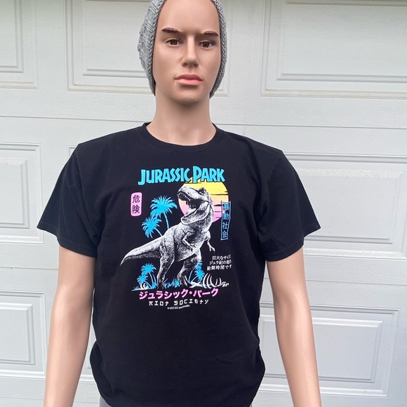 Riot Society Vintage Jurassic Park Graphic T-Shirt, UNISEX - Picture 2 of 5